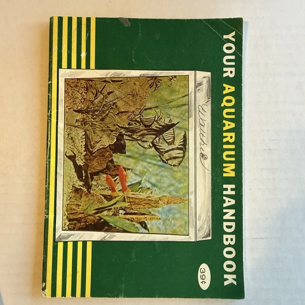 Vintage Aquarium Fish Hobbyist Book Manual Lot 1960s-70s Tetra Collectible‎ Gift